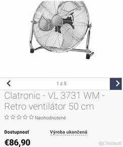 Novy výkonný ventilátor