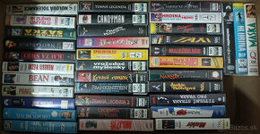 originál VHS kazety.