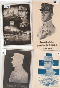 Predám pohľadniice súvisiace s M. R. Štefínikom