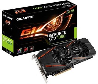 Predám Gigabyte GeForce GTX 1060 6GB G1 Gaming