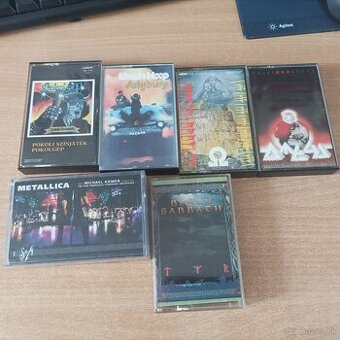 Kazety Omega, Pokolgép, Metallica...