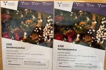 Darčekova poukažka TRINITY Hotel SITNO 330€