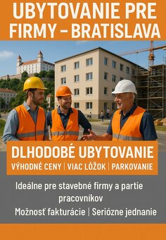 🏠 Stavebné firmy - Ubytovanie - Bratislava 🏠