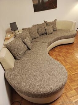 Predám dizajnovú sedačku do polkruhu v TOP stave