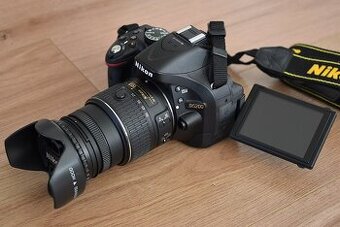 Nikon D5200 s VR objektivom 18 - 55 AF-s 9 tisiic zaberov