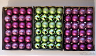 Vianočné ozdoby perleťové gule