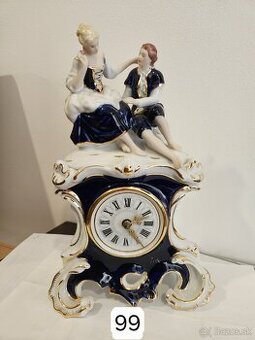 Porcelánové hodiny "ROYAL DUX"