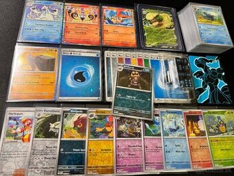 Pokemón MEGA balík (C): 100ks kariet v obaloch s EX + darček