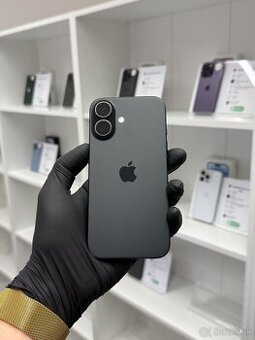 ZÁRUKA 2 ROKY /  Apple iPhone 16 256GB Black, 100% ZDRAVIE