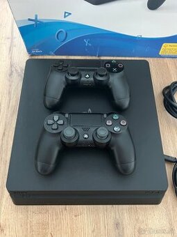 Ps4 slim 500GB + 2 ovládače +hry