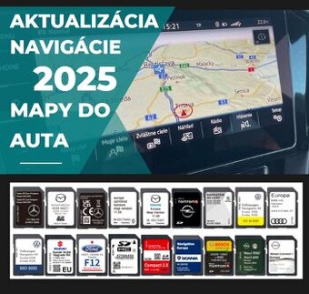 Mapy do auta - Aktualizácie navigácie - mapy 2025 2026