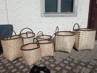 Košíky z liesky.