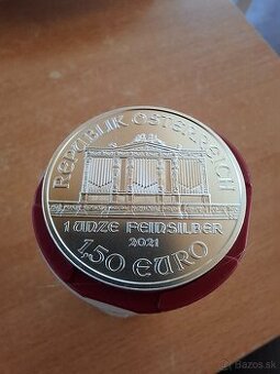 Na predaj: 1 Oz strieborná minca Wiener Philharmoniker