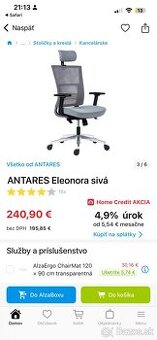 Kancelárske kreslo antares