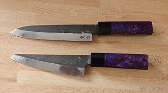 Kuchynské nože Santoku a Kiritsuke