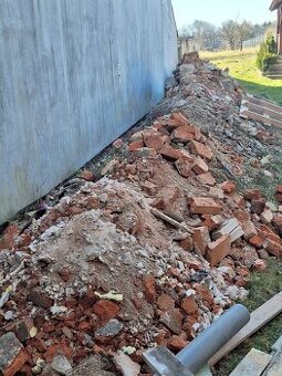 Stavebná suť za odvoz