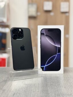 ZÁRUKA - Apple iPhone 16 Pro 128GB Black Titanium