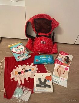 Detsky balíček s nosičom, popruhmi a strojčekom na mamikúru