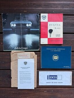 LANCIA FULVIA originální návod k obsluze a údržbě