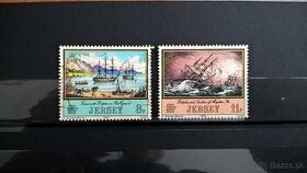 Poštové známky č.61 - Jersey - lode