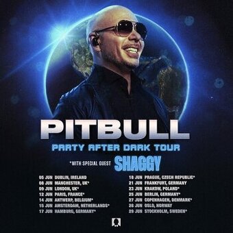 Listok na koncert pitbulla v Prahe