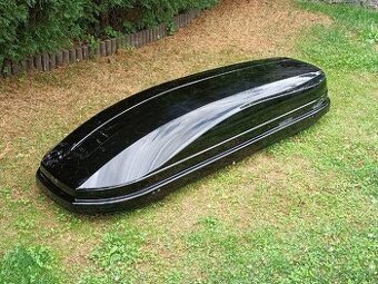 Strešný box 185cm - čierny lesklý