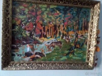 Ručne vyšívaný obraz