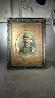 Portrét vojaka rakúsko uhorskej armády
