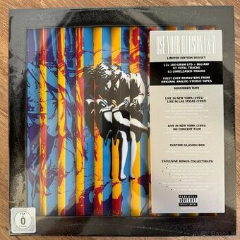 Guns N Roses - Use Your Illusion I & II 12 x Lps + Blu-Ray