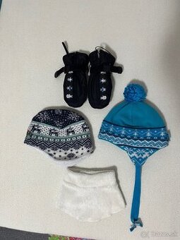 Detské čiapky rukavice a nákrčník