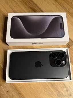 iPhone 15PRO 128GB black titanium