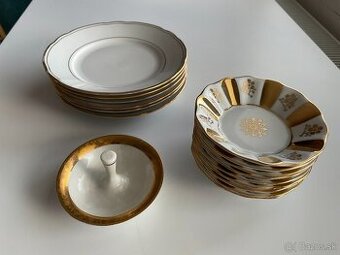 Československý porcelán – zlatý dekor – Bohemia