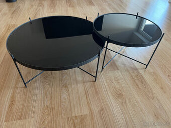 Set 2x stolík Zuiver Cupid, XXL 82 cm a L 62 cm