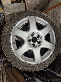 Hlinikove disky 17"  Peugot s pneu Dunlop