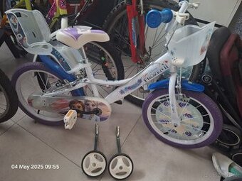 Frozen II detský bicykel 16 - perfektný stav