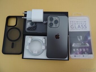 iPhone 13 PRO 256GB GRAPHITE - ZÁRUKA 1 ROK - 100% BATERIA