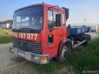 Volvo fl6 hakovy kontajner s hydraulickou rukou