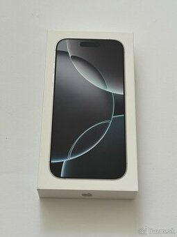 apple iphone 16 PRO 256gb White Titanium / Zapečatený