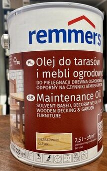 Remmers olej 2,5 litra