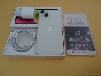 iPhone 14 128GB STARLIGHT - ZÁRUKA 1 ROK - PERFEKTNÝ STAV - 1