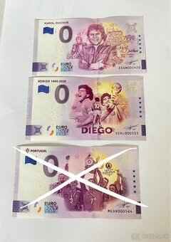 0 Bankovky Eurosouvenir