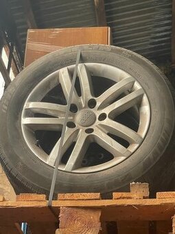 Predám orig.Audi hliníkové disky s pneu 255-55-r18 z Q7
