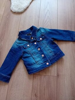 Riflová bundička, DENIM CO, velk. 98 - 1