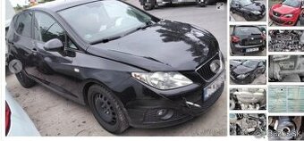 SEAT IBIZA 6J 1.6 2010 predám MOTOR BTS, DVERE, NÁRAZNÍK