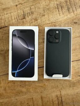 Apple iPhone 16 Pro 256GB Black Titanium, Záruka Nay 04/2027