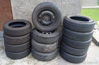 Zimná a letná sada 185/65 R15 + plecháče