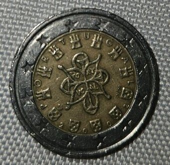 2€ minca Portugalsko 2002
