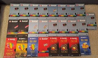 Predam Chrome videokazety BASF a EMTEC