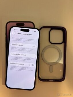 IPHONE 14 PRO DEEP PURPLE 128GB ZÁRUKA - VEĽMI DOBRÝ STAV