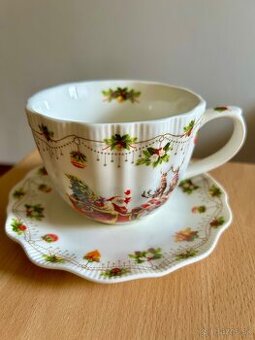 PORCELÁNOVÝ VIANOČNÝ DVOJSET zn.Nostalgic Christmas